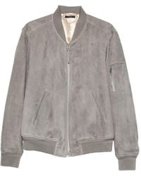 Tom Ford - Suede Leather Bomber Jacket - Lyst