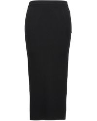 McQueen - Bleistiftrock Aus Geripptem Strick - Lyst