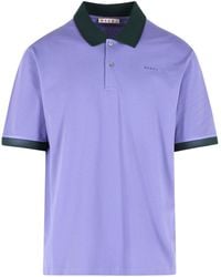 Marni - Cotton Polo Shirt - Lyst