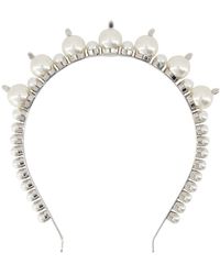 Simone Rocha - Clips de cabello tiara Pearl White - Lyst