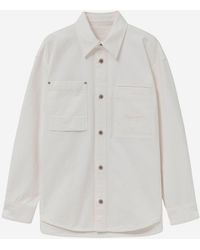 WOOYOUNGMI - Katoenen Overhemd Met Logo - Lyst