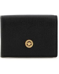 Versace - Leather Medusa Biggie Wallet - Lyst