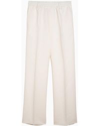 Burberry - Viscose Blend Trousers - Lyst