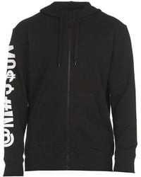 Moschino - Cotton Zip-up Sweatshirt - Lyst
