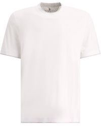 Brunello Cucinelli - "faux Layering" T -shirt - Lyst