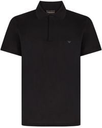 Emporio Armani - Poloshirt Mit Logo-Print - Lyst