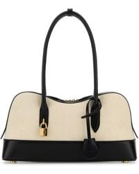 Stella McCartney - Sand Canvas Ryder Shoulder Bag - Lyst