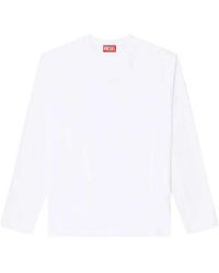 DIESEL - Kristian Long Sleeve T Shirt - Lyst