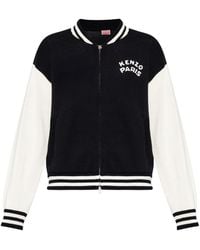 KENZO - Paris Cotton Cardigan - Lyst