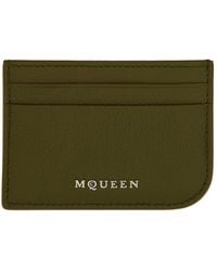 McQueen - Leather Card Holder - Lyst