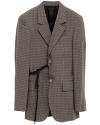 Balenciaga - Wrapped Tailored Jacket - Lyst
