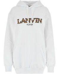 Lanvin - Cotton Sweatshirt - Lyst