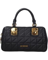 Love Moschino - Borse A Mano Donna Poliuretano Nero - Lyst