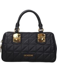 Love Moschino - Hand Sacs Femmes Polyuréthane noir - Lyst