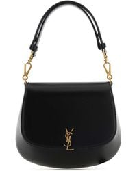 Saint Laurent - Leather Voltaire Handbag - Lyst