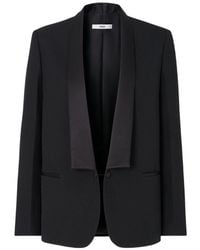 Fendi - Wool Single-Breasted Blazer Jacket - Lyst