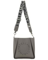 Stella McCartney - Grained Alter Mat Stella Logo Crossbody Bag - Lyst