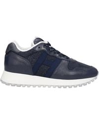Hogan - Sneakers Donna Pelle Blu - Lyst