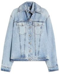 Sportmax - Two-Piece Denim Jacket - Lyst