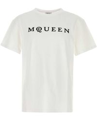 McQueen - T-Shirt With Logo - Lyst