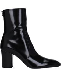 Saint Laurent - Stivaletti Donna Pelle Nero - Lyst
