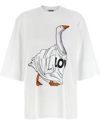 Moschino - Front Print T -shirt - Lyst