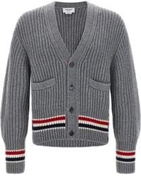 Thom Browne - Rwb Tape Cardigan - Lyst