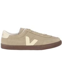Veja - Taupe Panenka Suede Low-Top Sneakers - Lyst