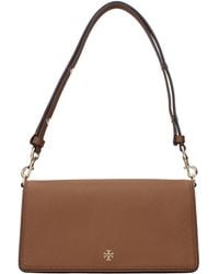 Tory Burch - Brown Leather Shoulder Bag - Lyst
