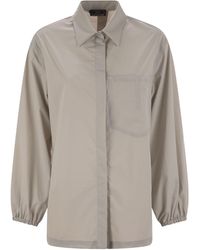 Herno - Technical Stretch Fabric Relaxed Fit Shirt - Lyst