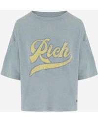 ONE TEE - Cotton T Shirt With Logo Print - Lyst