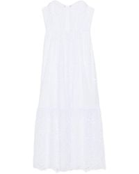 ERMANNO FIRENZE - Cotton Maxi Dress - Lyst