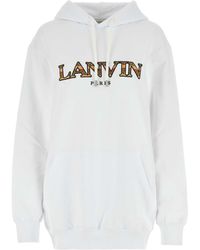 Lanvin - Cotton Sweatshirt - Lyst