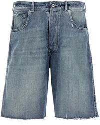 Maison Margiela - Denim Hebilla Bermudas Shorts - Lyst
