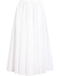 Patou - Midi Skirt With Elastic Waist - Lyst