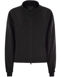 Herno - Laminar Bomber Jacket With Zip - Lyst
