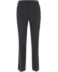 Prada - Midnight Wool Cigarette Pant - Lyst