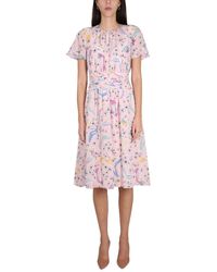 Moschino - Heels And Flowers Dress - Lyst