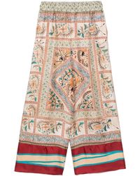 Pierre Louis Mascia - P Rinted Silk Trouser - Lyst