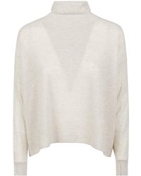 C.t. Plage - Cashmere High Neck Sweater - Lyst