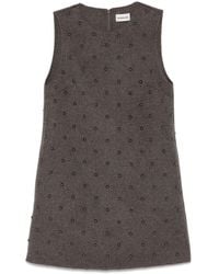P.A.R.O.S.H. - Bleak Stud-Embellished Dress - Lyst