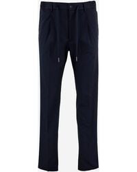 Tagliatore - Stretch Cotton Pants - Lyst