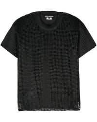 Junya Watanabe - Open-Knit Crewneck T-Shirt - Lyst