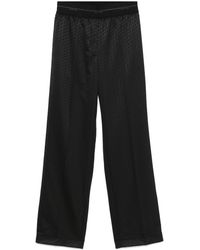 Helmut Lang - Broek Met Logo-Jacquard - Lyst