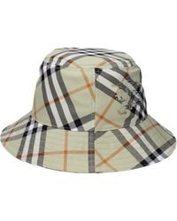 Burberry - Cappelli Donne Tessuti Verde/Salvia - Lyst