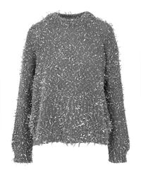 MSGM - Sweaters de gris - Lyst