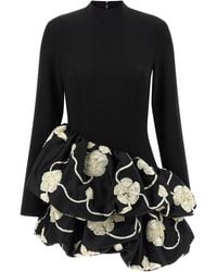 ROTATE BIRGER CHRISTENSEN - Roteer Birger Christensen '3 D Flower Bubble' Jurk - Lyst