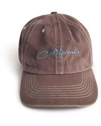 ERL - Casquette 'California' en coton marron - Lyst