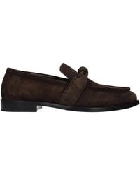 Bottega Veneta - Astaire Loafers Suede/Dark Chocolate - Lyst