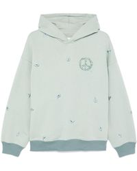 Emporio Armani - Hoodie Met Uitgesneden Detail - Lyst